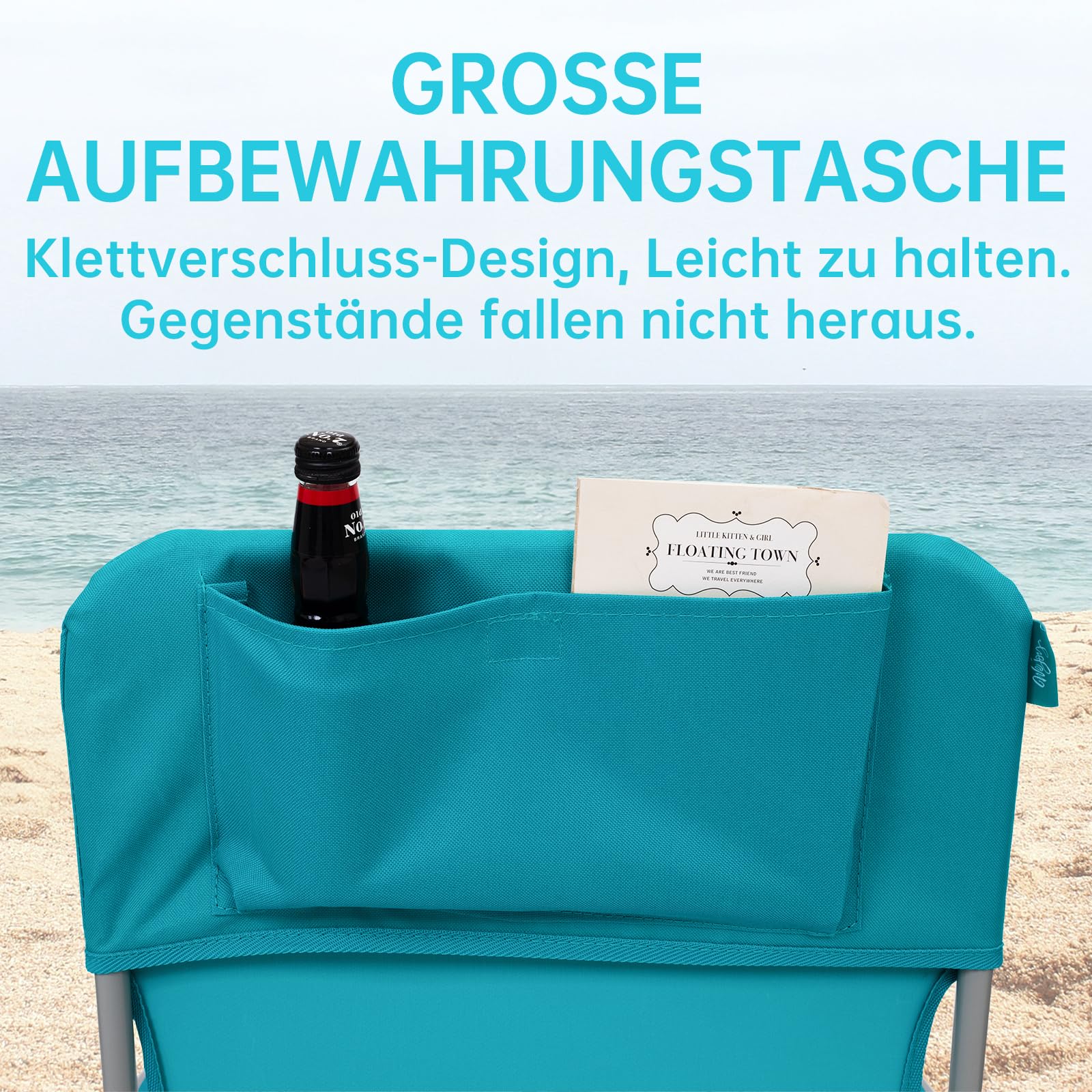 #WEJOY Klappstuhl Leicht Tragbar Campingstuhl Faltbar Stark Stabil Langlebig für Garten Balkon und Festival Outdoor als Angelstuhl Camping Stuhl Max Hold bis 136 kg, 1/2 Stück