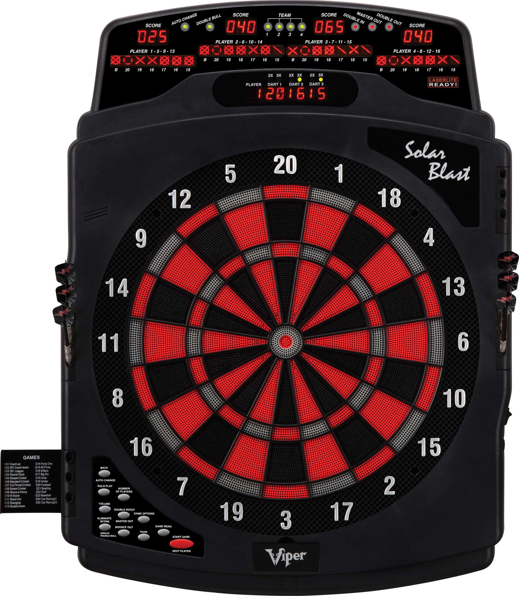 ViperSolar Blast Electronic Soft Tip Dartboard