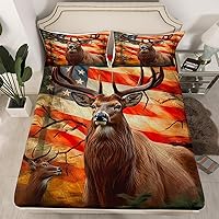 Vista 16 de jejeloiu Sea Turtle Sheet Set Ocean Creature Themed Sheets with Deep Pocket Fitted Sheet Sea Underwater World Bed Sheets Set Bed Reptile Tortoise