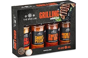 The Spice Lab BBQ Barbecue Spices and Seasonings Set