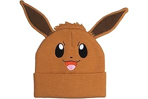 Pokemon Eevee Embroidered Beanie Cap Hat