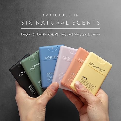 Miniatura 6 de Noshinku Kit de repuesto de desinfectante de manos de bolsillo de bergamota bolsa de repuesto + paquete de rociador  Spray desinfectante