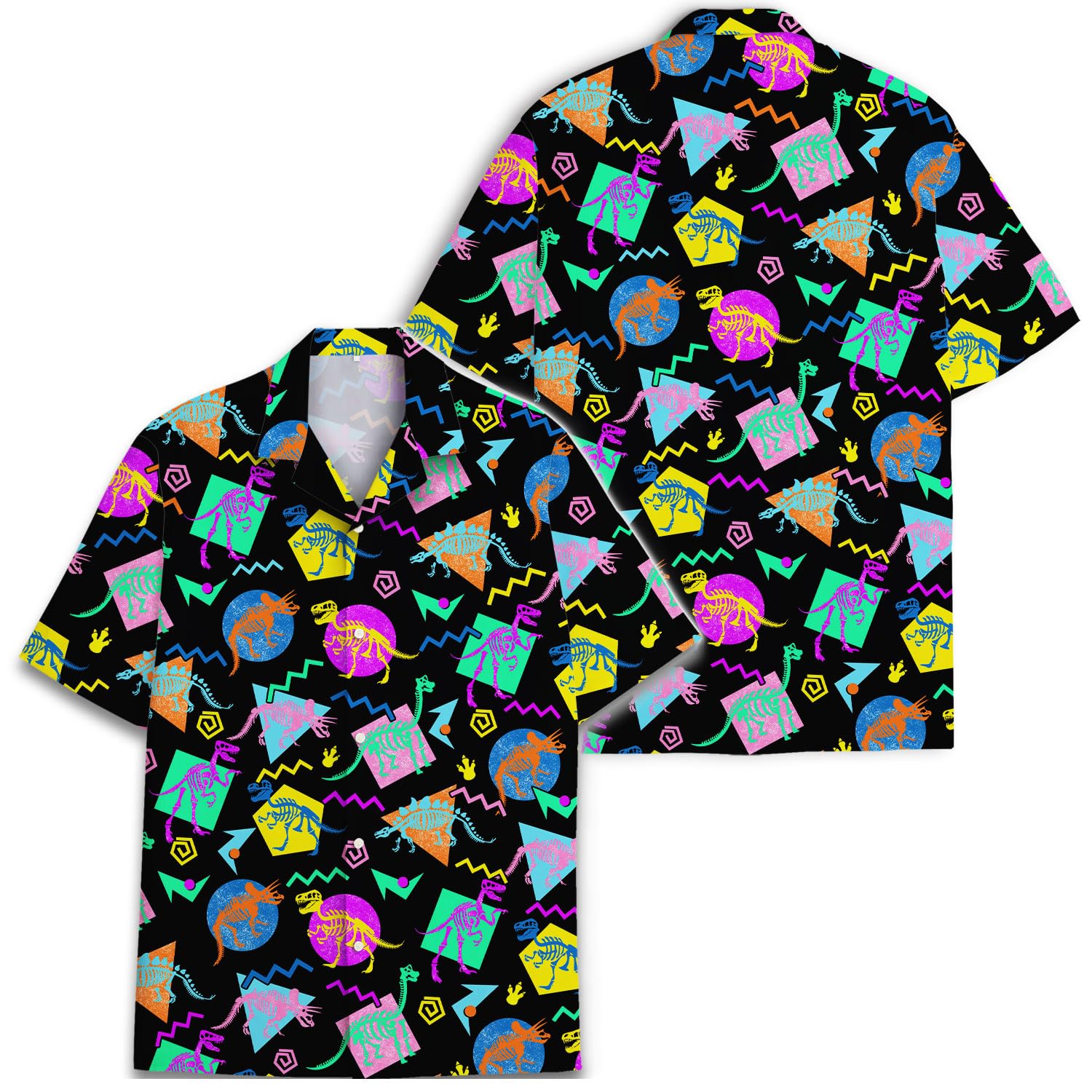 Divertente camicia hawaiana colorata per uomo uomo animali casual camicie hawaiane da uomo manica corta button down camicia da uomo