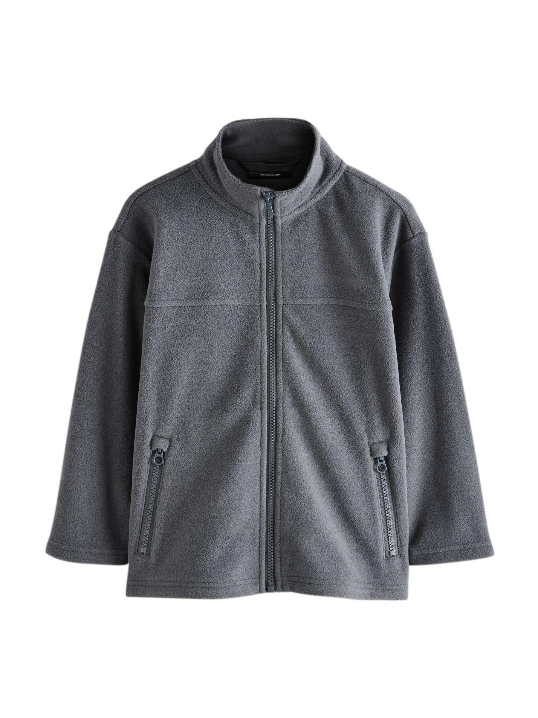 NEXT Niños Chaqueta de forro polar con cremallera y bolsillos
