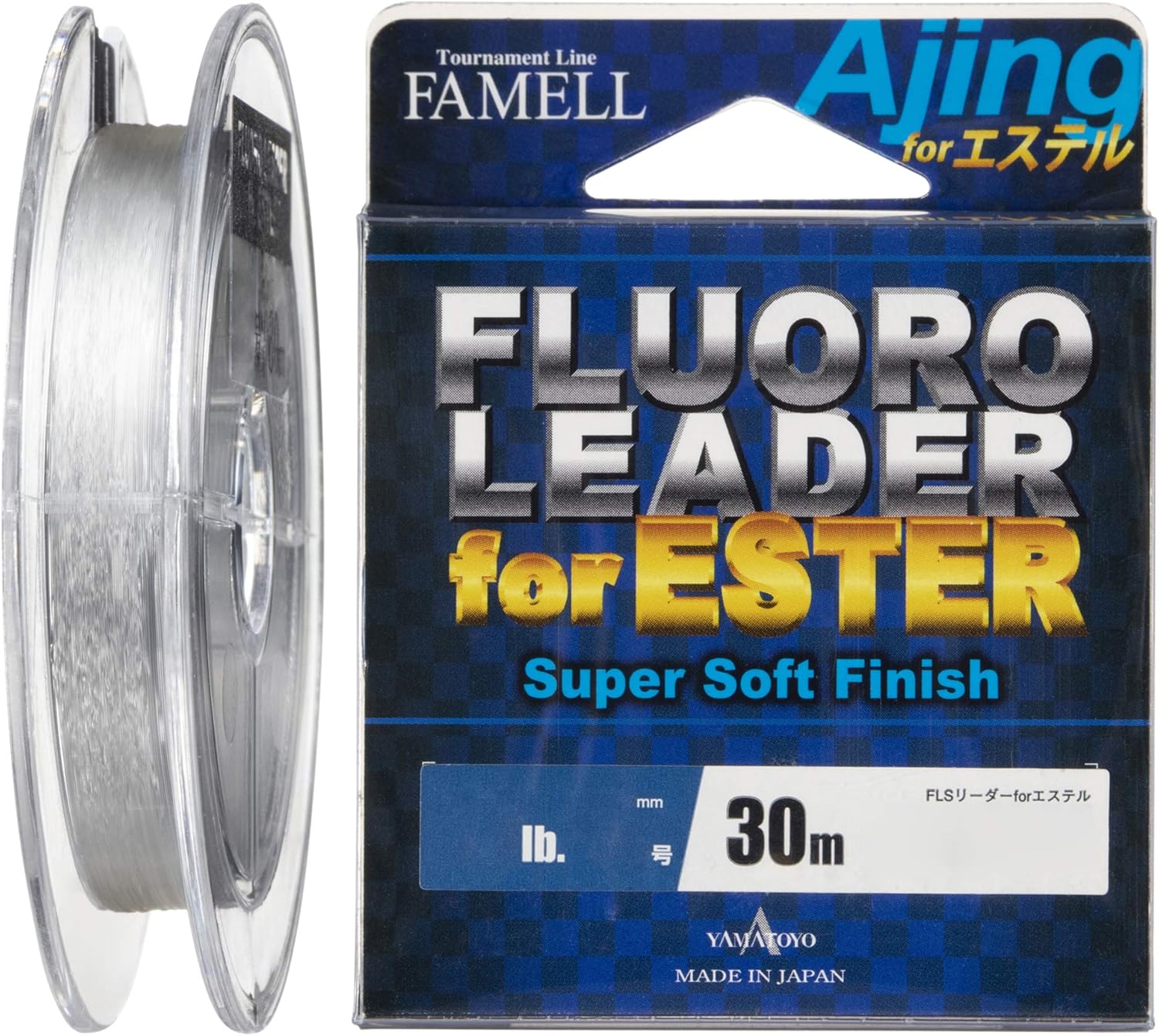 YAMATOYO Fluoro Leader for Ester, 98.4 ft (30 m), Transparent, No. 0.7