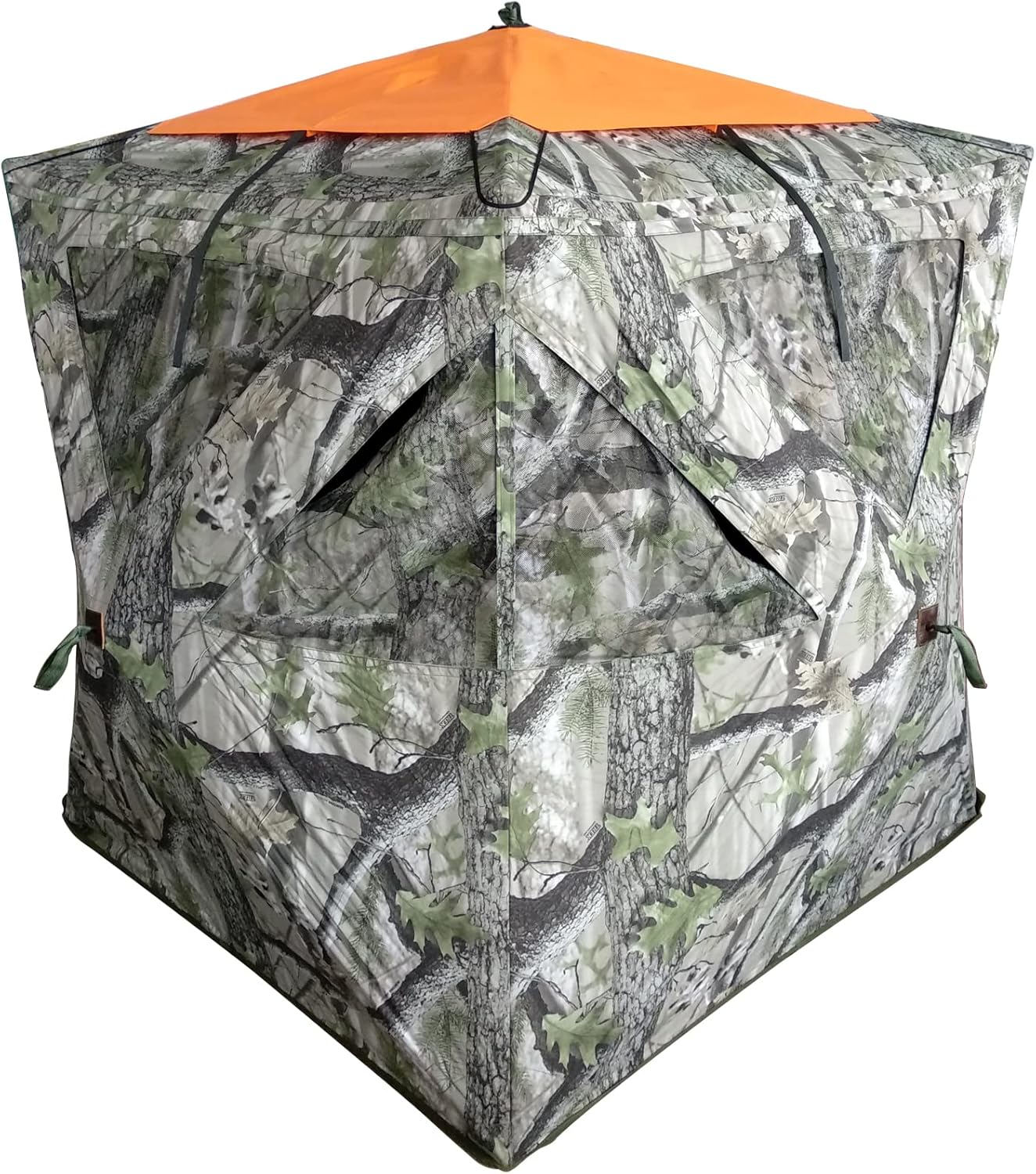 Blaze Orange Safety Hunting Blind Panel Set – Magnetic Signal Panel Set