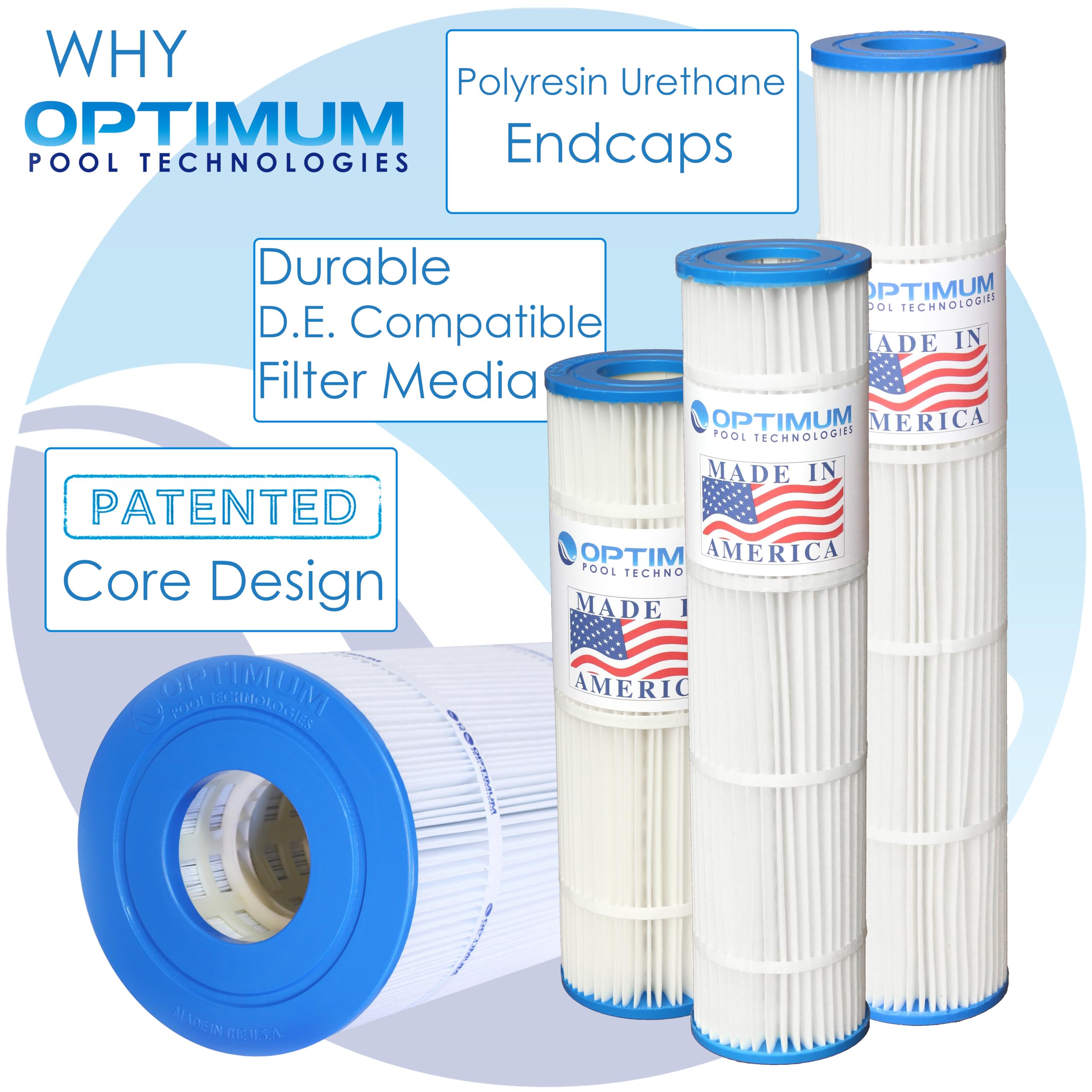 Amazon.com : Optimum Pool Technologies® Pool Filter 4 Pack
