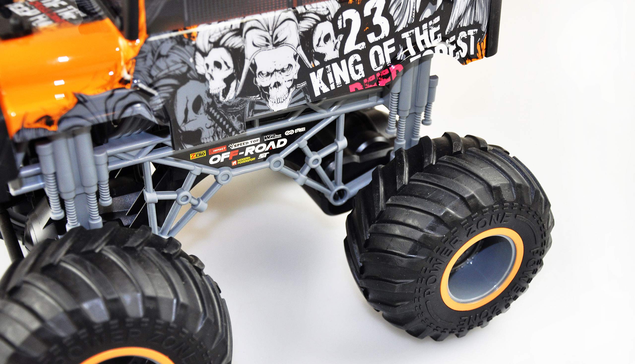 Amewi 22452 żółty Crazy SchoolBus Monster Truck 1:16 RTR