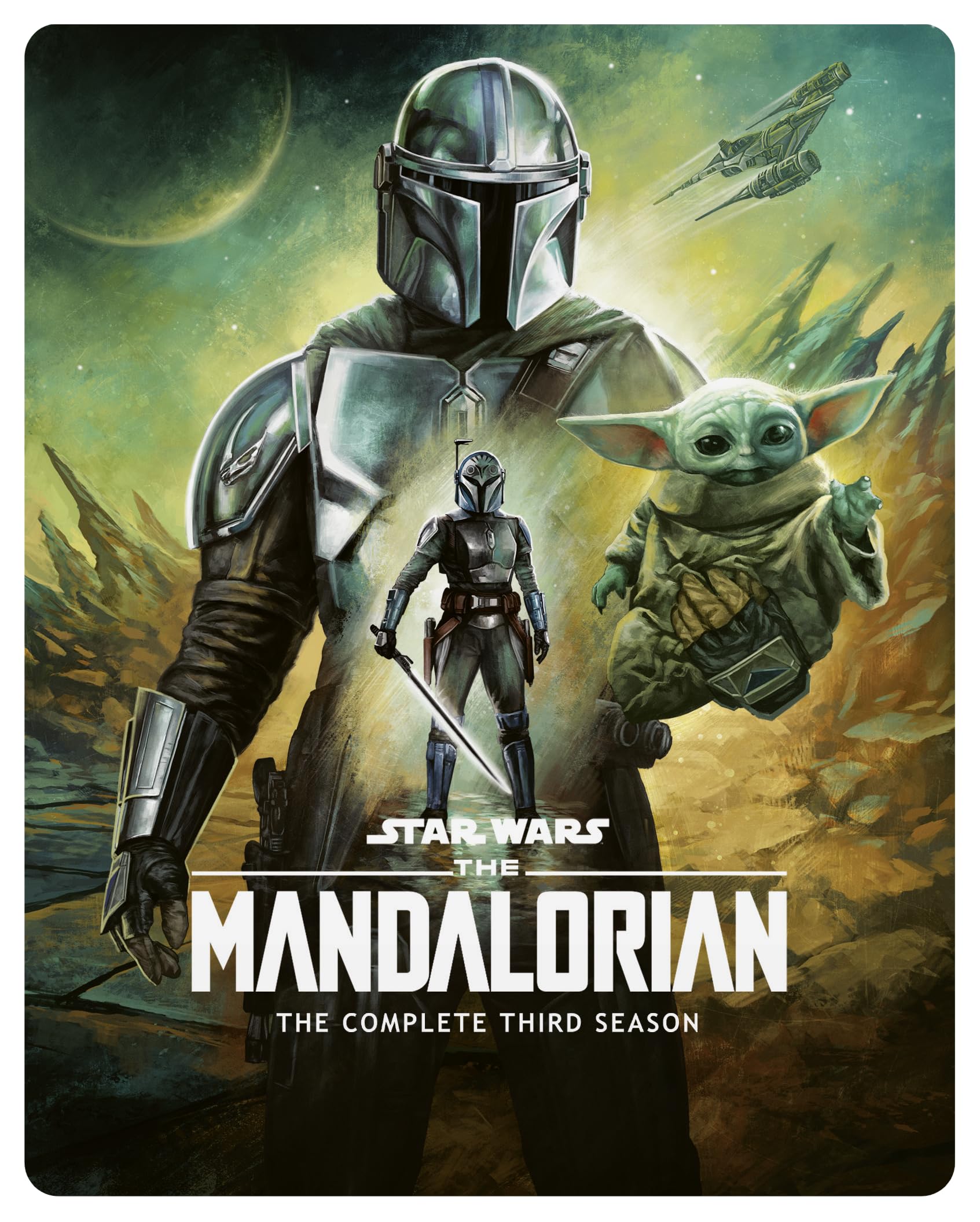 Star Wars Mandalorian Season 3 4K UHD Steelbook (Disney+ Original) (includes artcards) [Region Free]