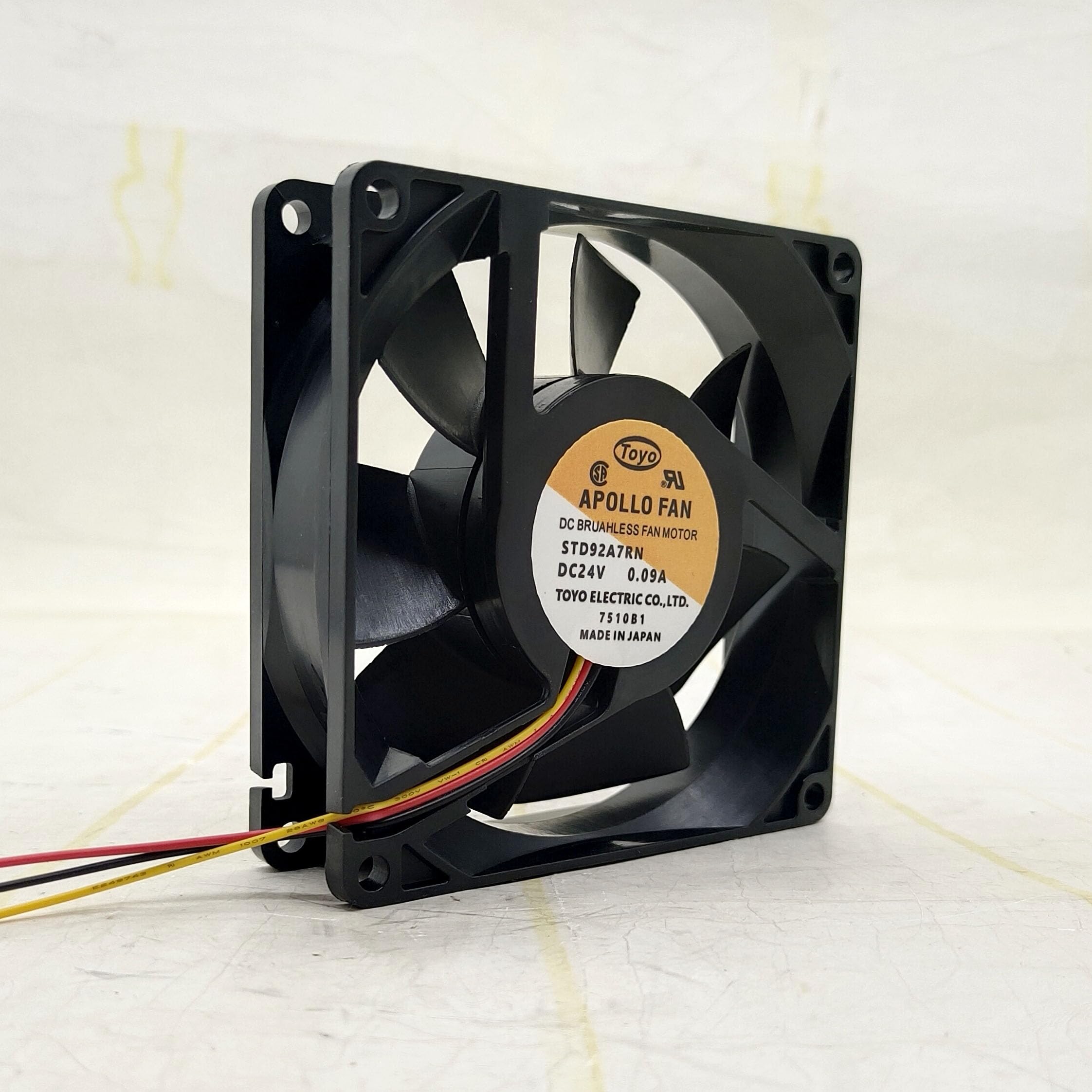 NZNYDNL Toyo FAN STD92A7RN 9025 24V 0.09A 3Pin Inverter Cooling Fan
