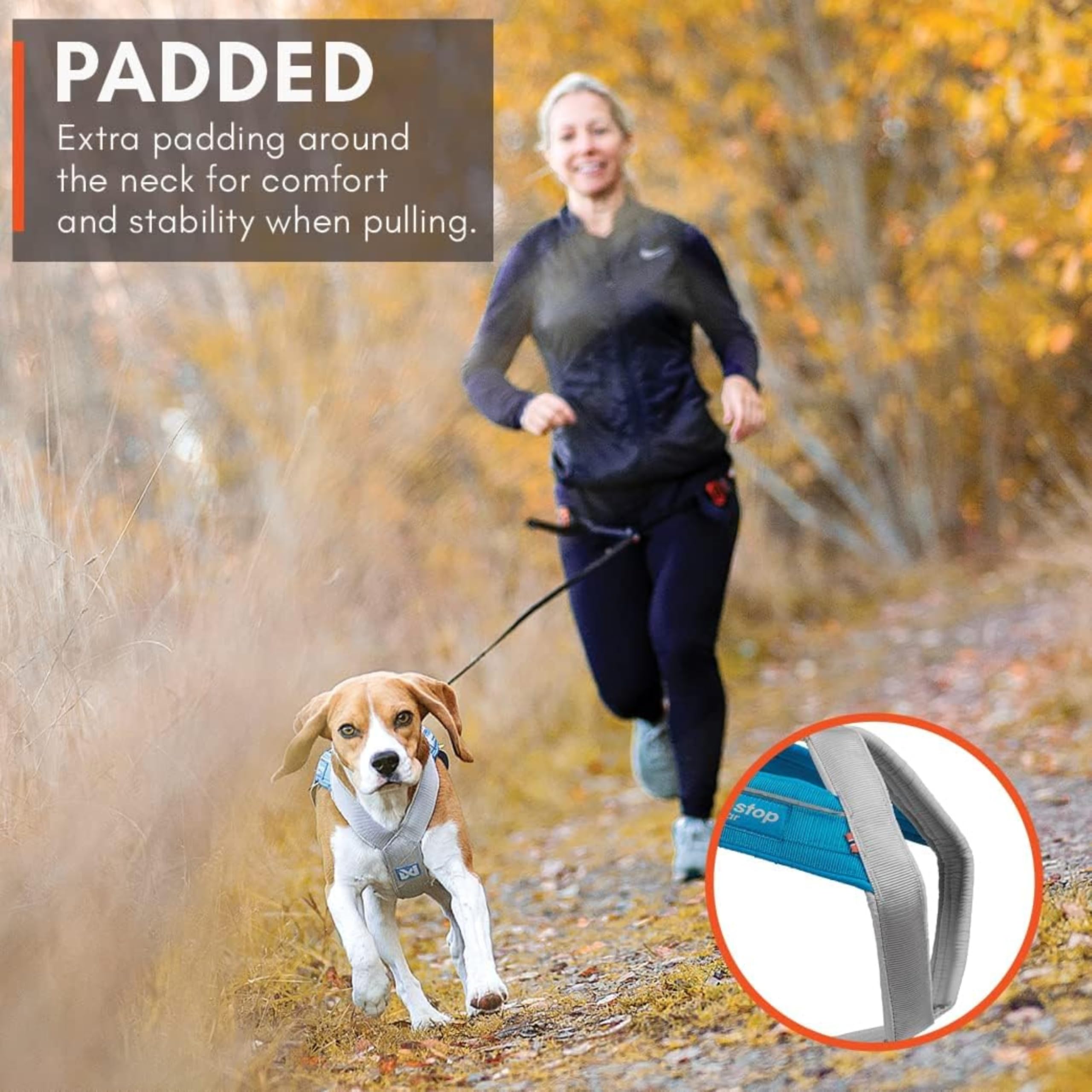 Non-Stop dogwear FREEMOTION Arnés 5.0 |111| Arnés para perros para todos los deportes, talla: 4