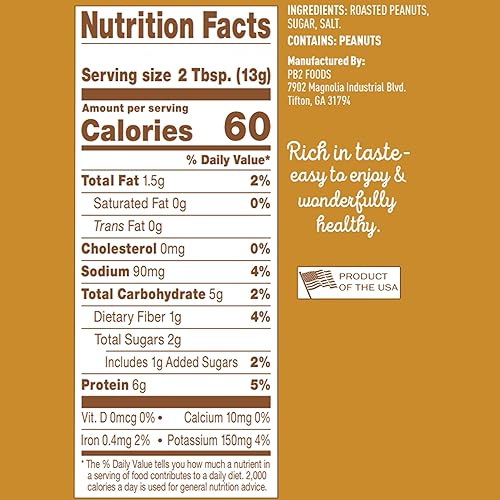 Miniatura 1 de PB2en polvo Mantequilla Bundle2Artículos Polvo de Peanut Butter 16oz y polvo de chocolate Peanut Butter 16oz