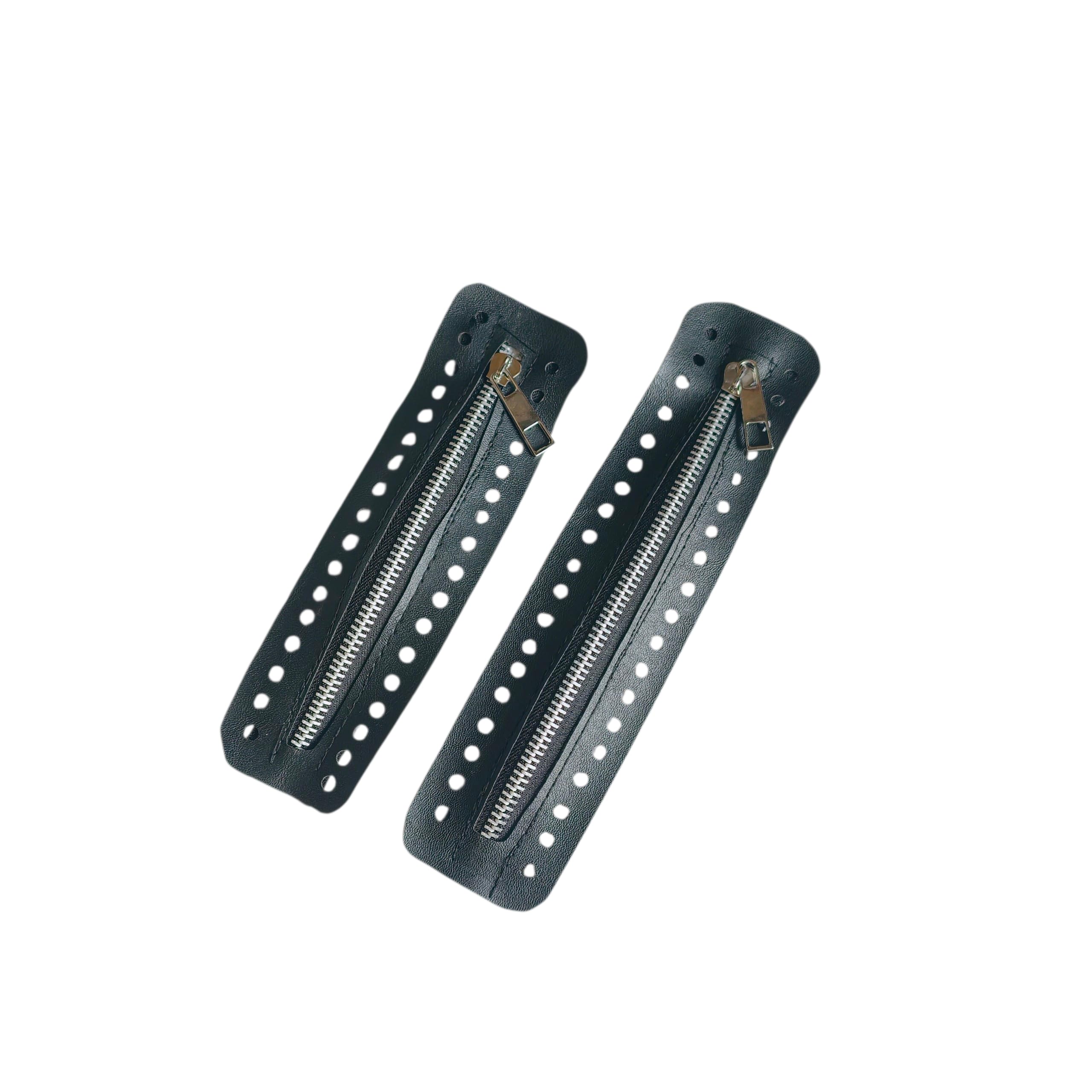 accessories for bags leather zipper closure for crochet macrame knitting project handmade pu base clasp snaps-image-38
