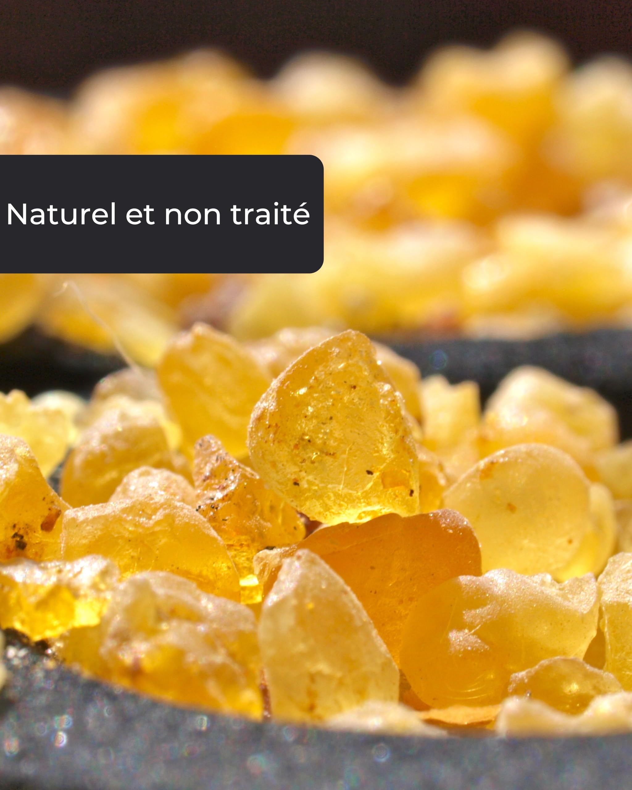 Encens Naturel en résine Boswellia Papyrifera 50g - Oliban éthiopien pour Purification