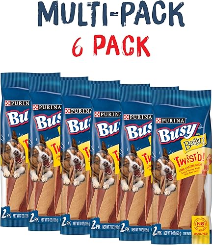 Miniatura 2 de Purina Busy with Beggin' Twist'd - Premios para perros masticables, sin cuero, sin curtir