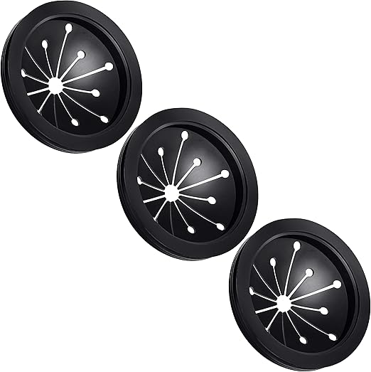3 Pcs Garbage Disposal Splash Guards Sink Baffle Disposal Replacement Multi-function Drain Plugs food Waste Disposer Accessories for Whirlaway, Waste King and GE Models (3.1inch)
