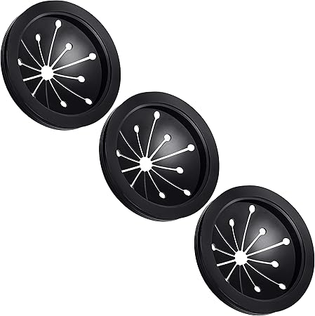 3 Pcs Garbage Disposal Splash Guards Sink Baffle Disposal Replacement Multi-function Drain Plugs food Waste Disposer Accessories for Whirlaway, Waste King and GE Models (3.1inch)