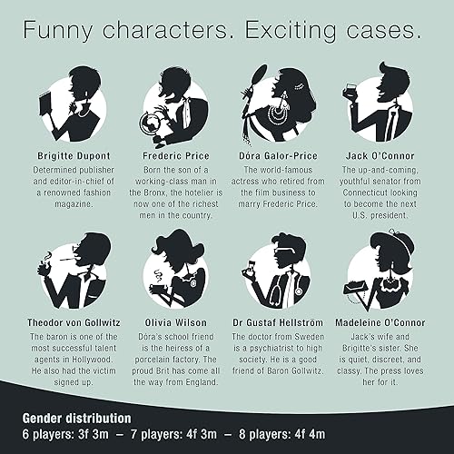 Miniatura 5 de Culinario Mortale Murder at The Grand Hotel - Un moderno juego de cena de misterio de asesinato para 6-8 jugadores