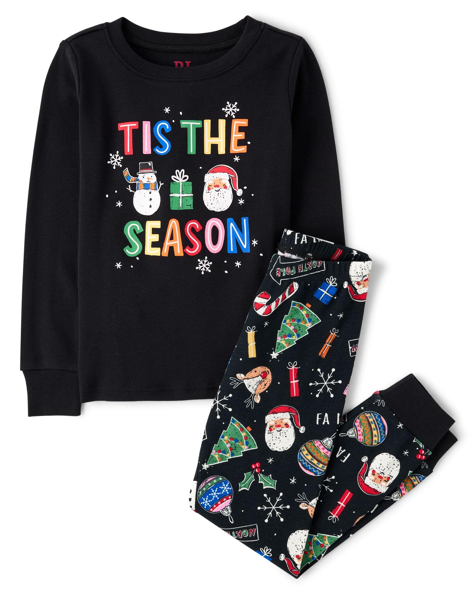 The Children's Place Family Matching Christmas Pajama Sets, Cotton