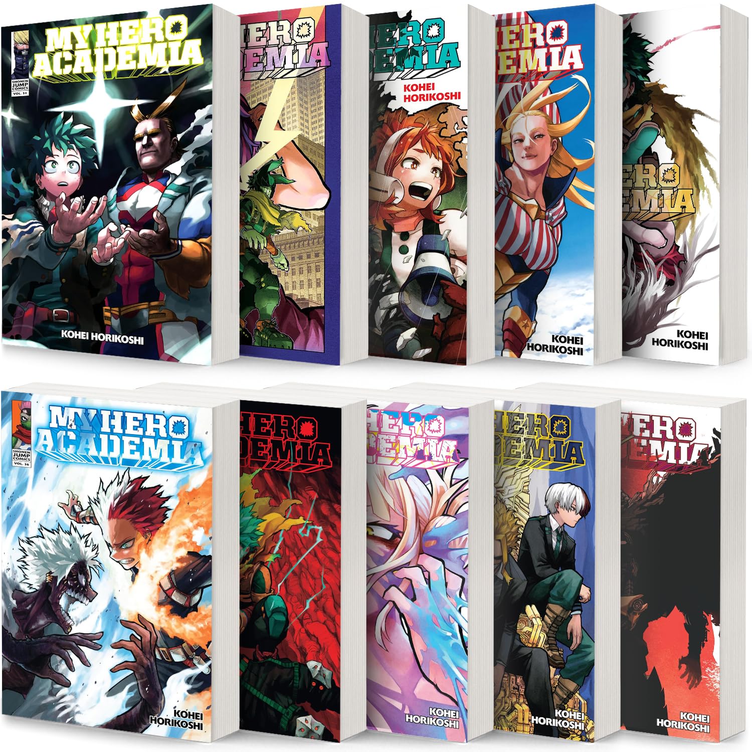 My Hero Academia, Vol. 31-39, Collection 9 Books Set, by Kohei Horikoshi