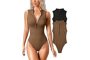 Women’s 2 Piece Bodysuits for a Sexy Ribbed Stretch
