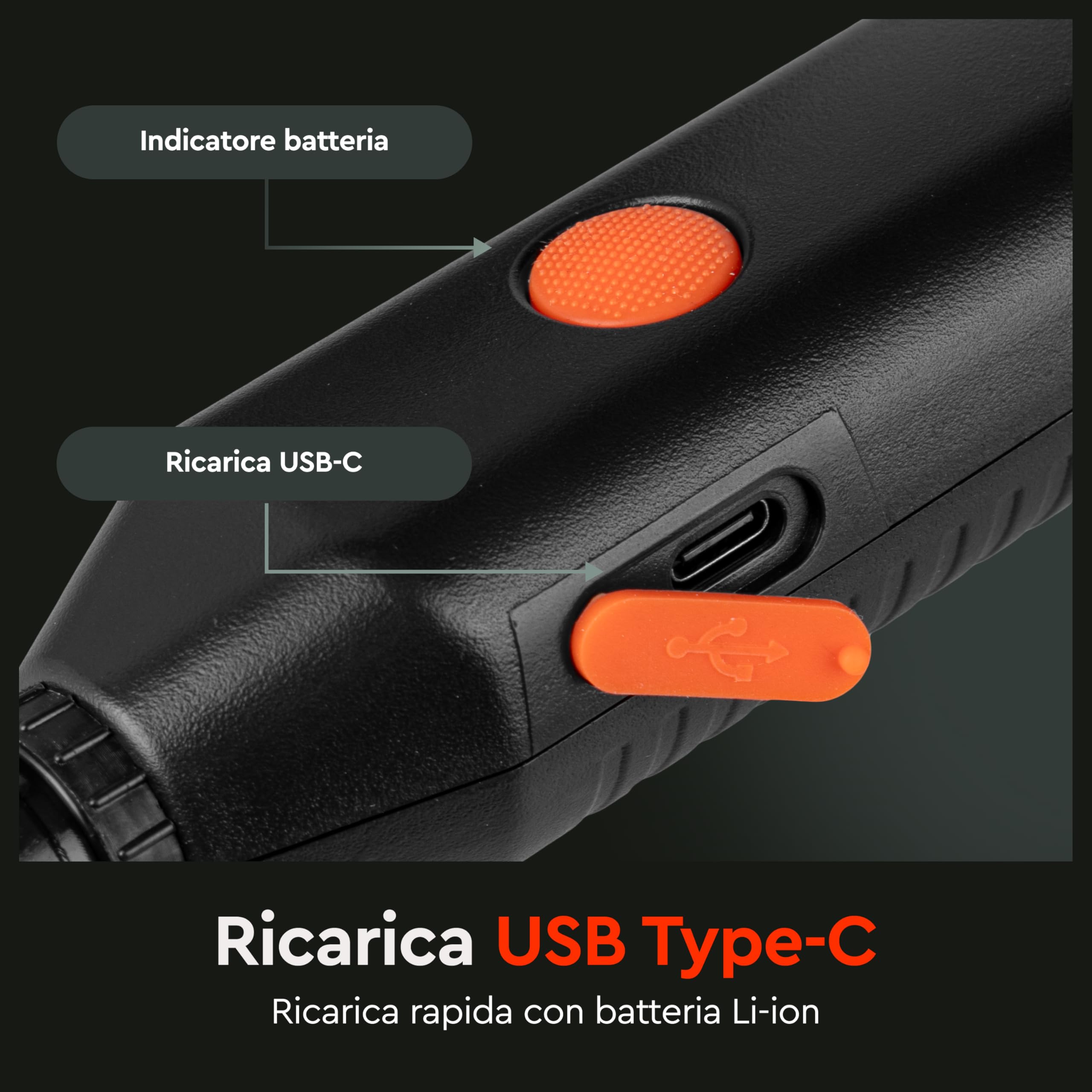 Spruzzatore a Batteria 5L - Pompa Irroratrice a Batteria Ioni di Litio 2,4Ah, USB-C, Lancia Telescopica, 4 Ugelli e Tracolla - Nebulizzatore Giardino per Piante e Giardinaggio di Dnipro-M