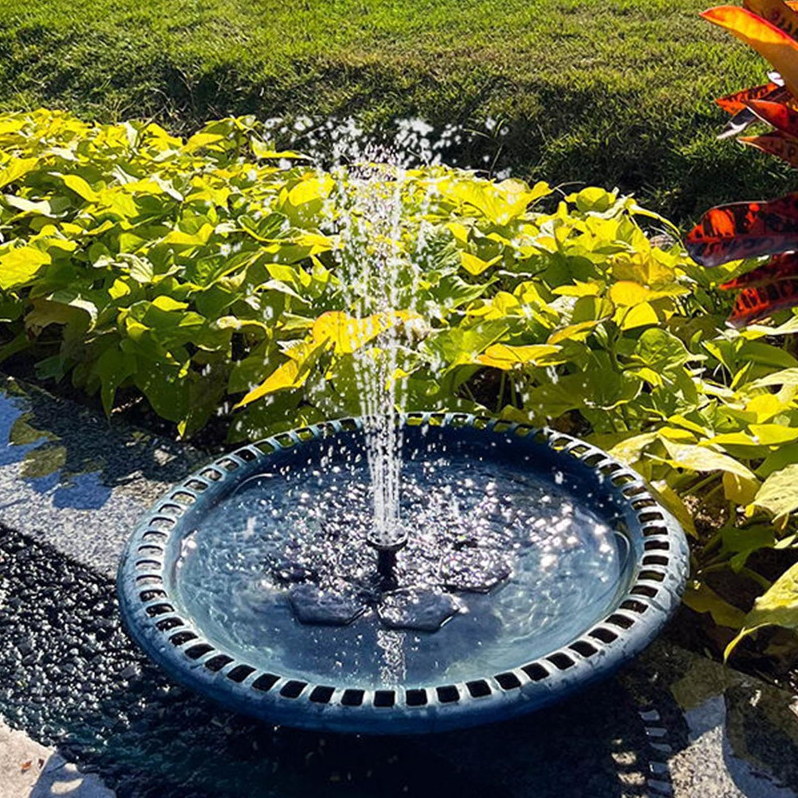 Fuente de Agua Solar Decoración Flotante Con Bomba De Agua Para Exterior