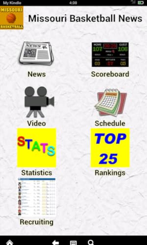 Missouri Basketball News(Kindle Tablet Edition)