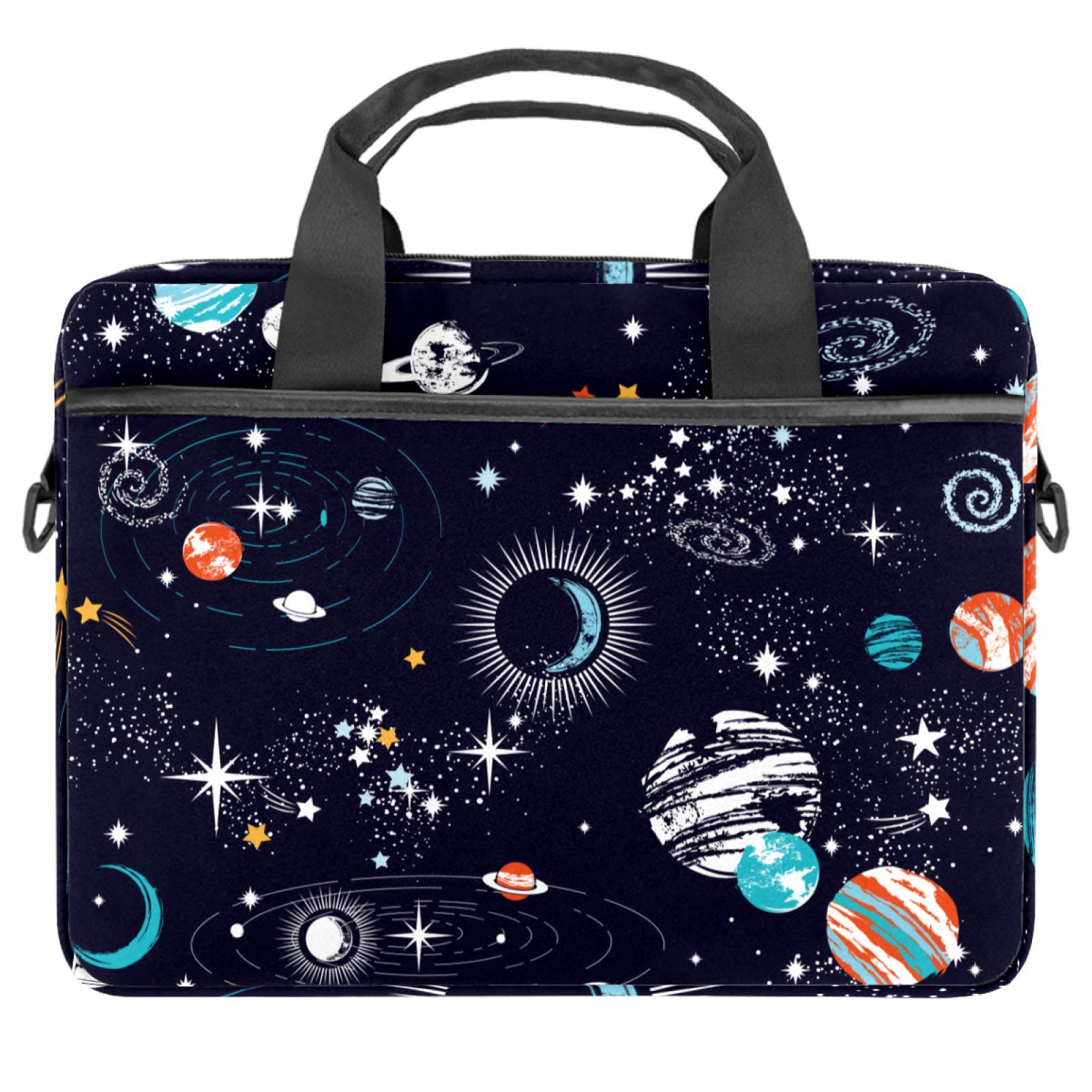 Bolso bandolera para portátil 13,3 acolchado y resistente con compartimentos 7