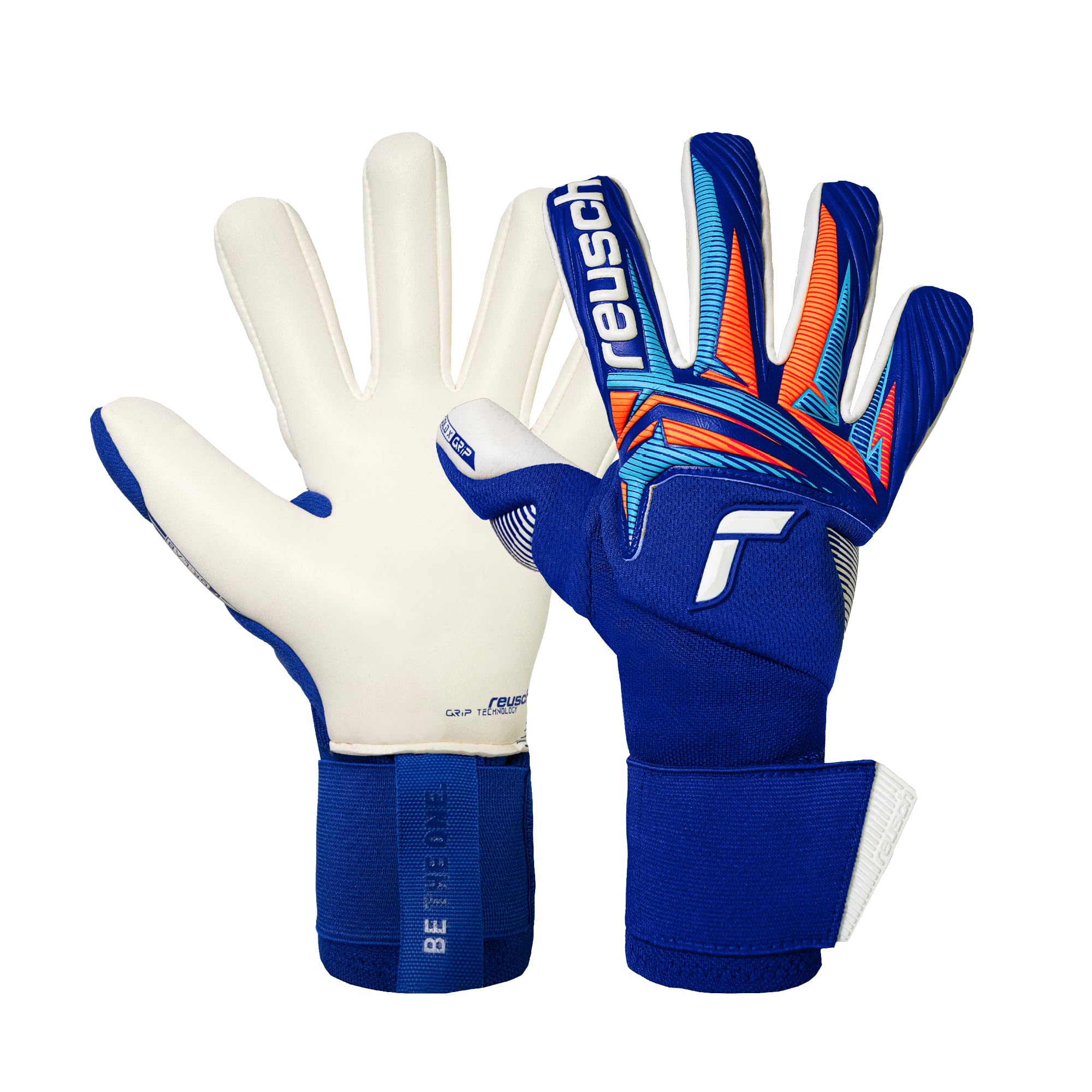 Reusch Gants de Gardien de But pour Hommes Adultes | adhérence Extra Forte, Coupe Flexible et Toucher de Balle Direct | pour l'entraînement et Les matchs | Attrakt Gold X NC Gravity
