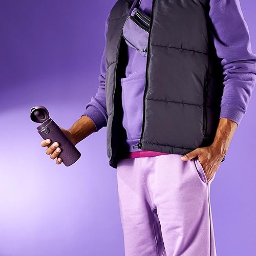 Miniatura 9 de Ion8 Taza de viaje de café a prueba de fugas, aislada al vacío para bebidas calientes, 12 oz12.2 fl oz, Blackberry