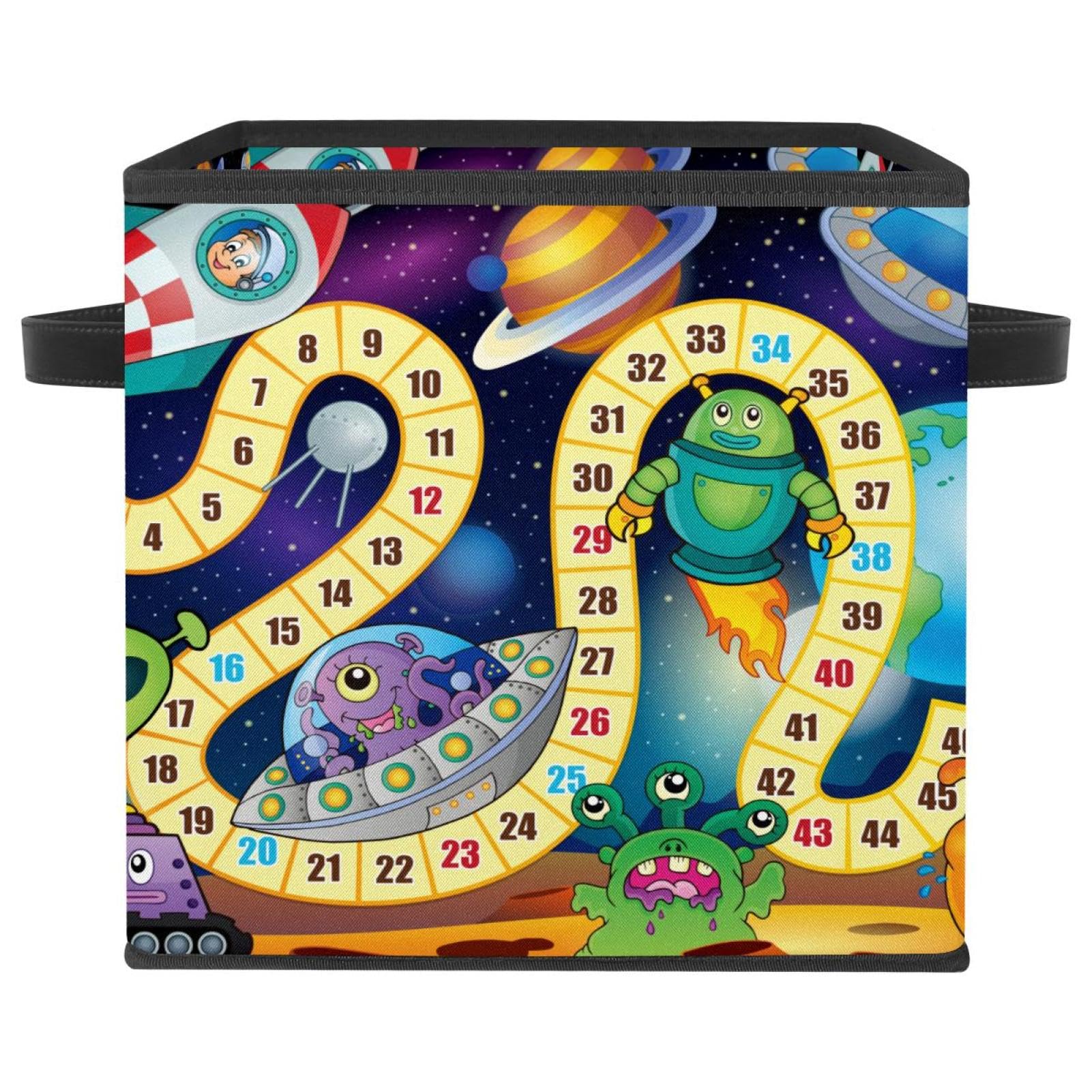 Boîte de rangement cube en tissu pour organiser la chambre des enfants