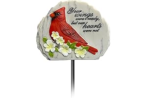 Solar Cardinal Garden Stake