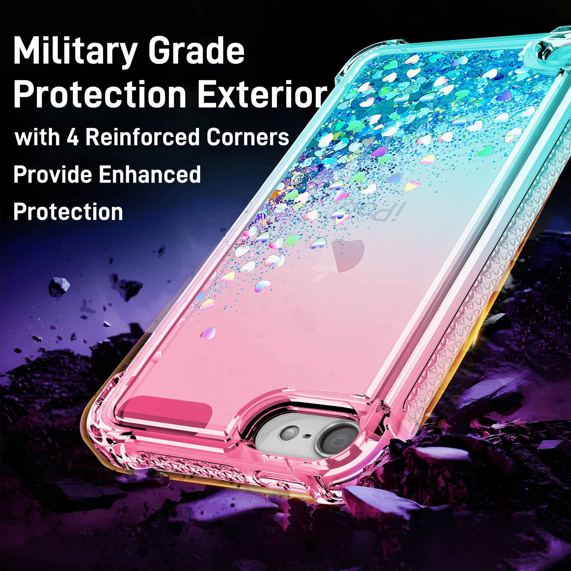 Rainbow Unicorn Apple IPod Touch 5 6 7 Generation Case Silicone