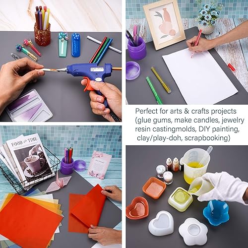 Miniatura 5 de Tapete multiusos de gran tamaño, de silicona, para manualidades, joyas, moldes de fundición, protector de encimera, mantel individual