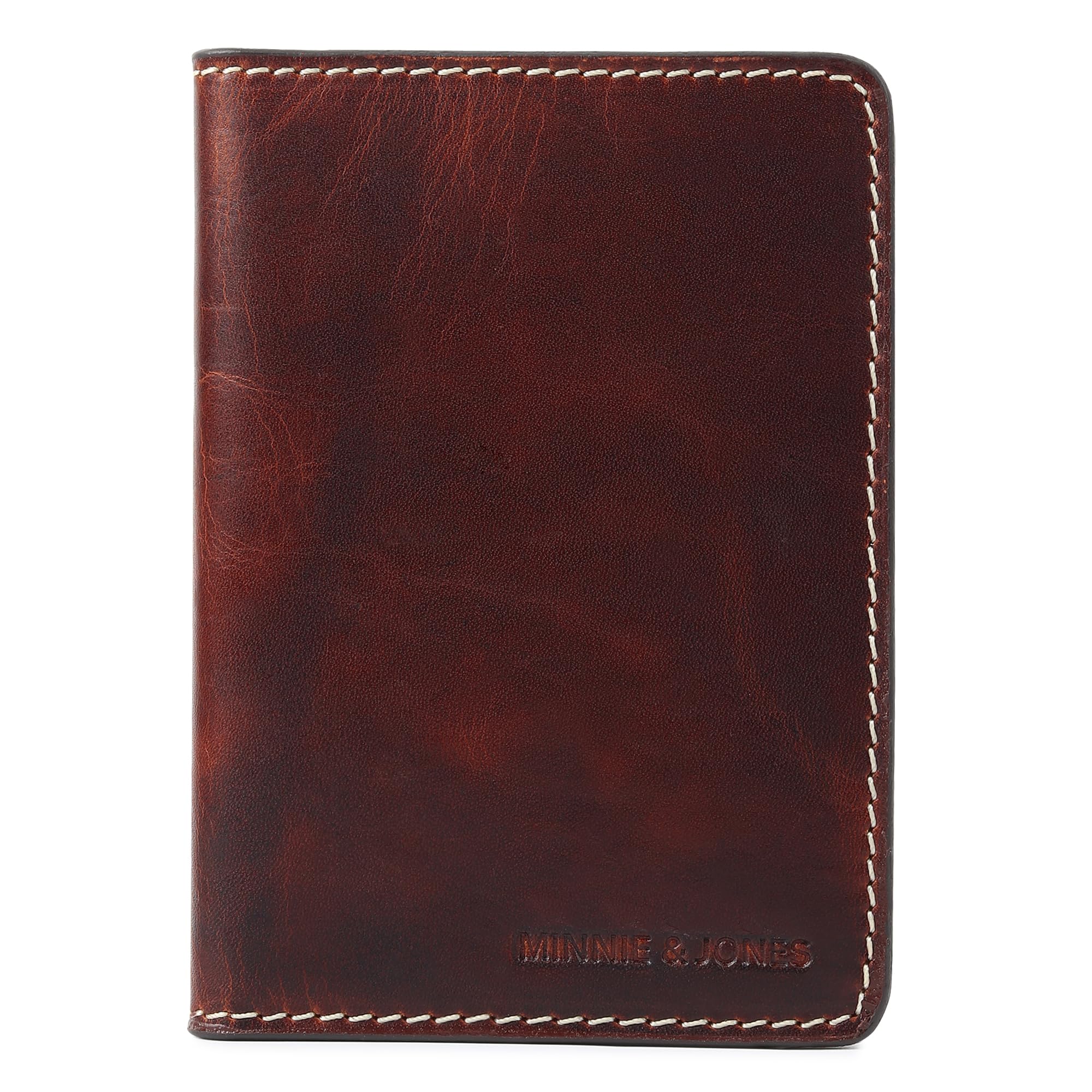 Unisex Premium Full-Grain Genuine Leather Passport Holder | Handmade Travel Passport Cover & Organizer for Men & Women | Veg-Tanned Leather Travel Accessories & Wallet-image-30