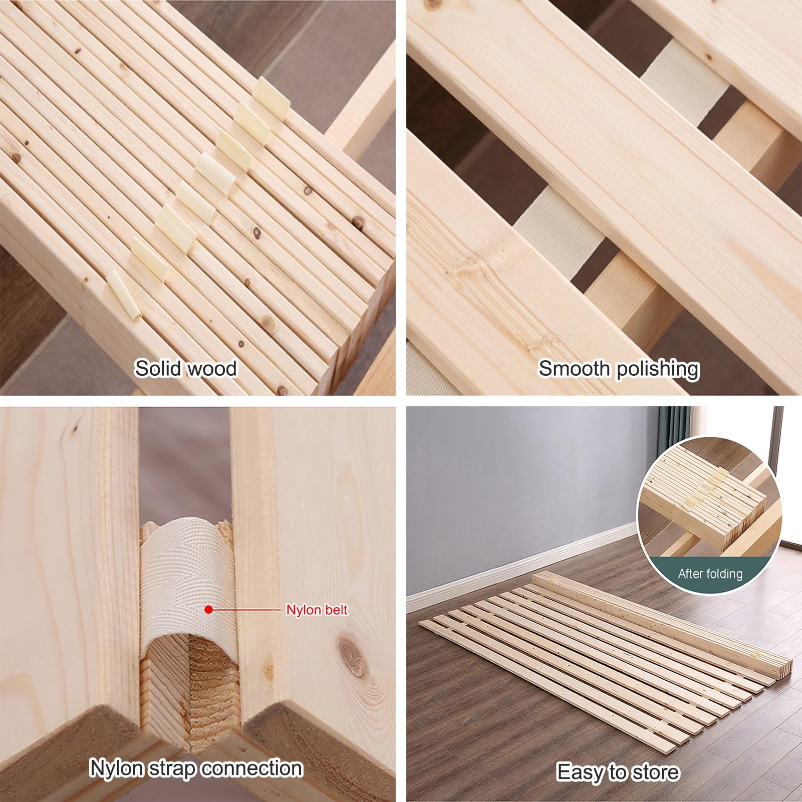 Amazon.co.jp: スラットベッドベース、木製ベッドスラット交換用