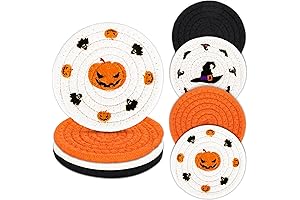 Whaline Halloween Coasters Set of 4