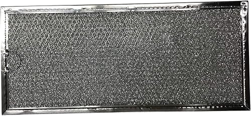 Filtro de aluminio de repuesto compatible con GE y Whirlpool W10208631A, WB06X10596, DE6300196A, RHF0525 - 5 78 x 13 38 x 18 - Paquete de 2