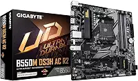 Placa Mãe Gigabyte B550M DS3H AC R2 WIFI (AM4/4xDDR4/HDMI/DisplayPort/USB 3.2/M.2)