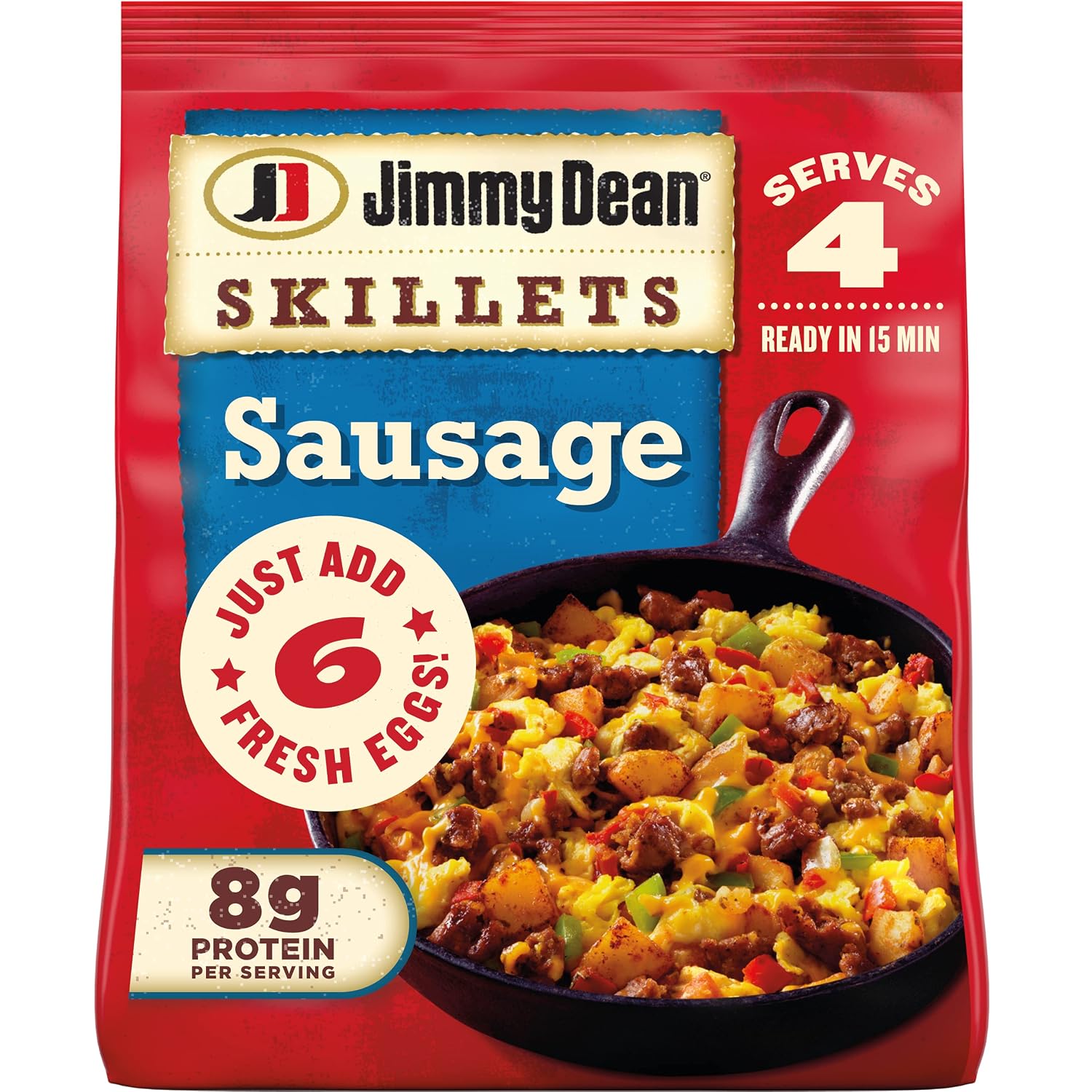 Jimmy Dean Sausage Breakfast Skillet, 16 oz (Frozen)