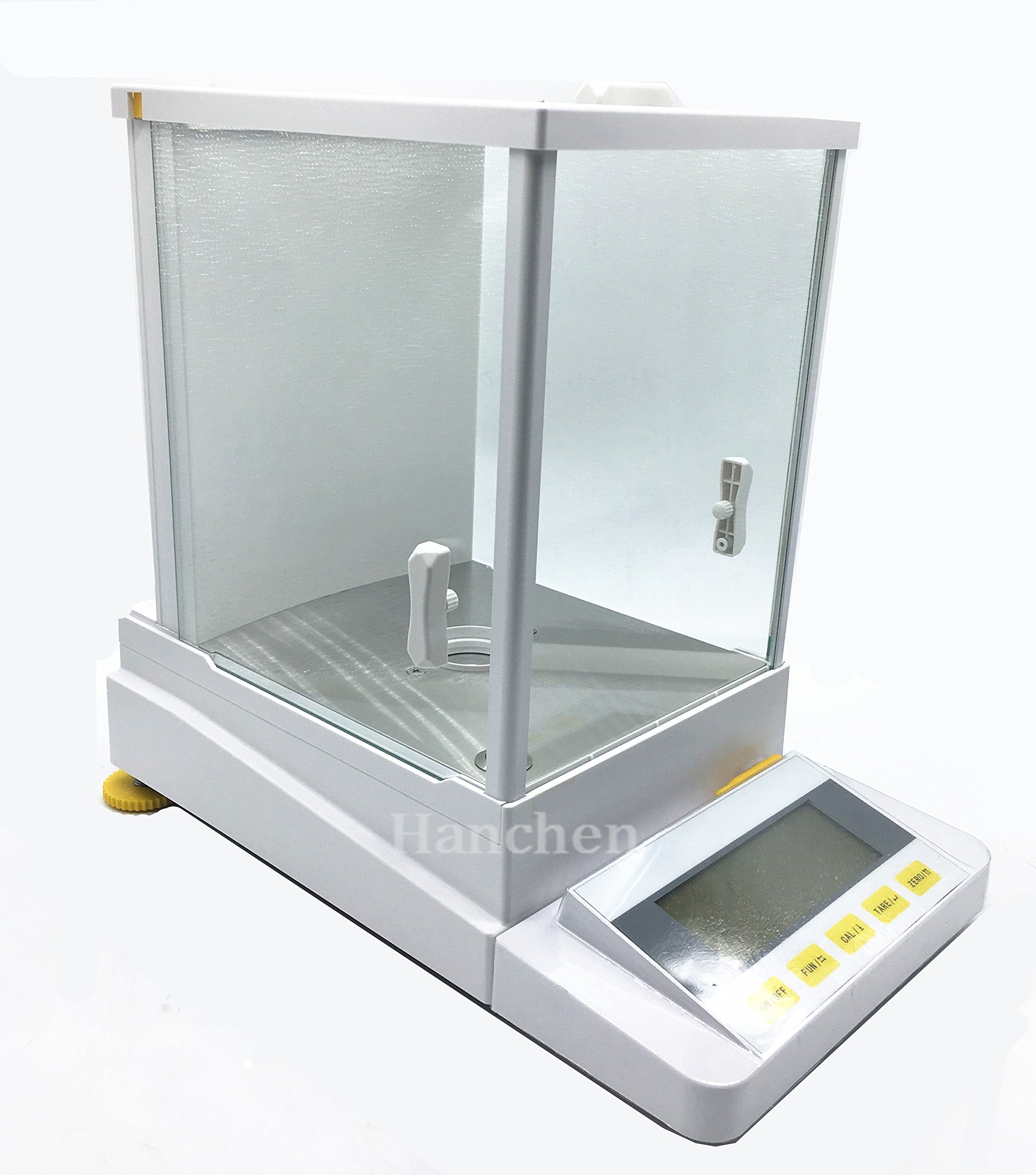 Hanchen Analytical Balance 120 g x 0,0001 g Hochpräzise Analysenwaage Digital Balance Skala für Labor Apotheke 220V Manuelle Kalibrierung
