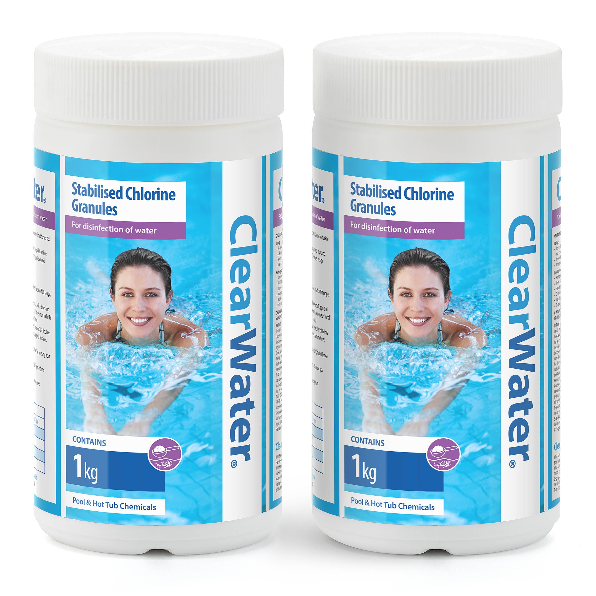 Clearwater Chlorine Granules for Hot Tub Spa and Swimming Pool Water Treatment for Rapid Disinfecting and Cleaning, 1 kg — view 6