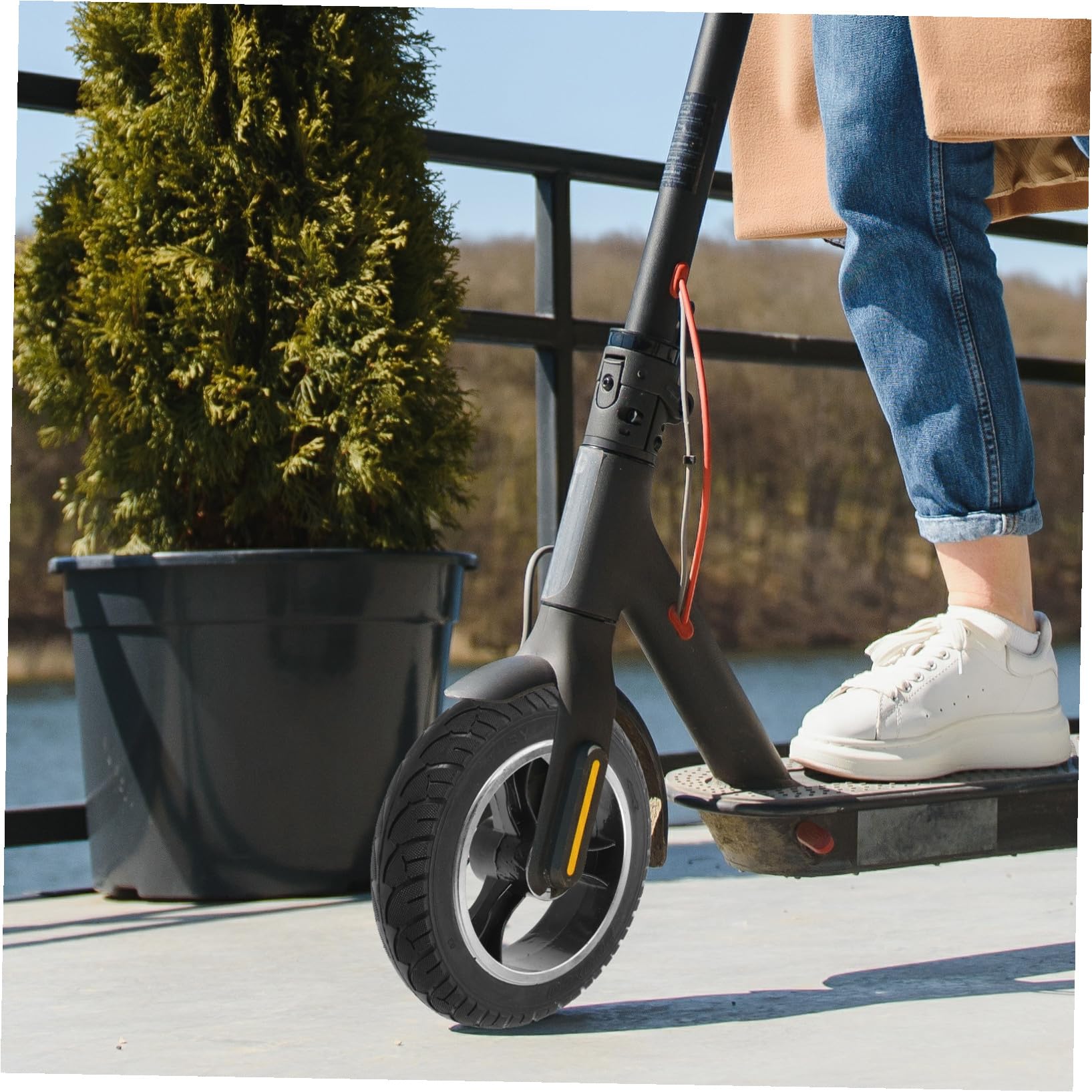 Pneus Pour Skateboard Électrique Trottinette Électrique Pneus Pleins De Remplacement Roues De Scooter