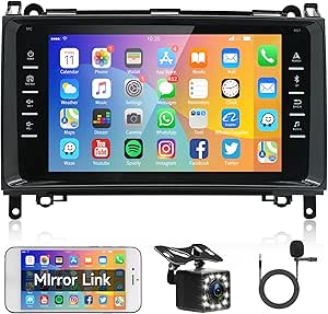 2 64GB ANDROID 13 Autoradio Stereo GPS Navi Wifi Carplay Für Fiat 500