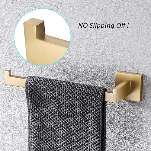 Miniatura 10 de TURS Toallero de mano cepillado Barra de toalla de baño Pequeño Toallero Toallero Anillo de toalla de acero inoxidable