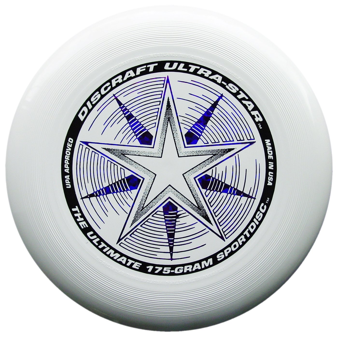 Discraft 175 gram Ultra Star Sport Disc, White with Deluxe Packaging
