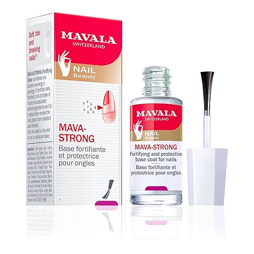 Mavala | Mava-Strong Endurecedor de Uñas | Fortalece las Uñas Quebradizas o Rotas | Base Protectora para Uñas Blandas | 10 ml