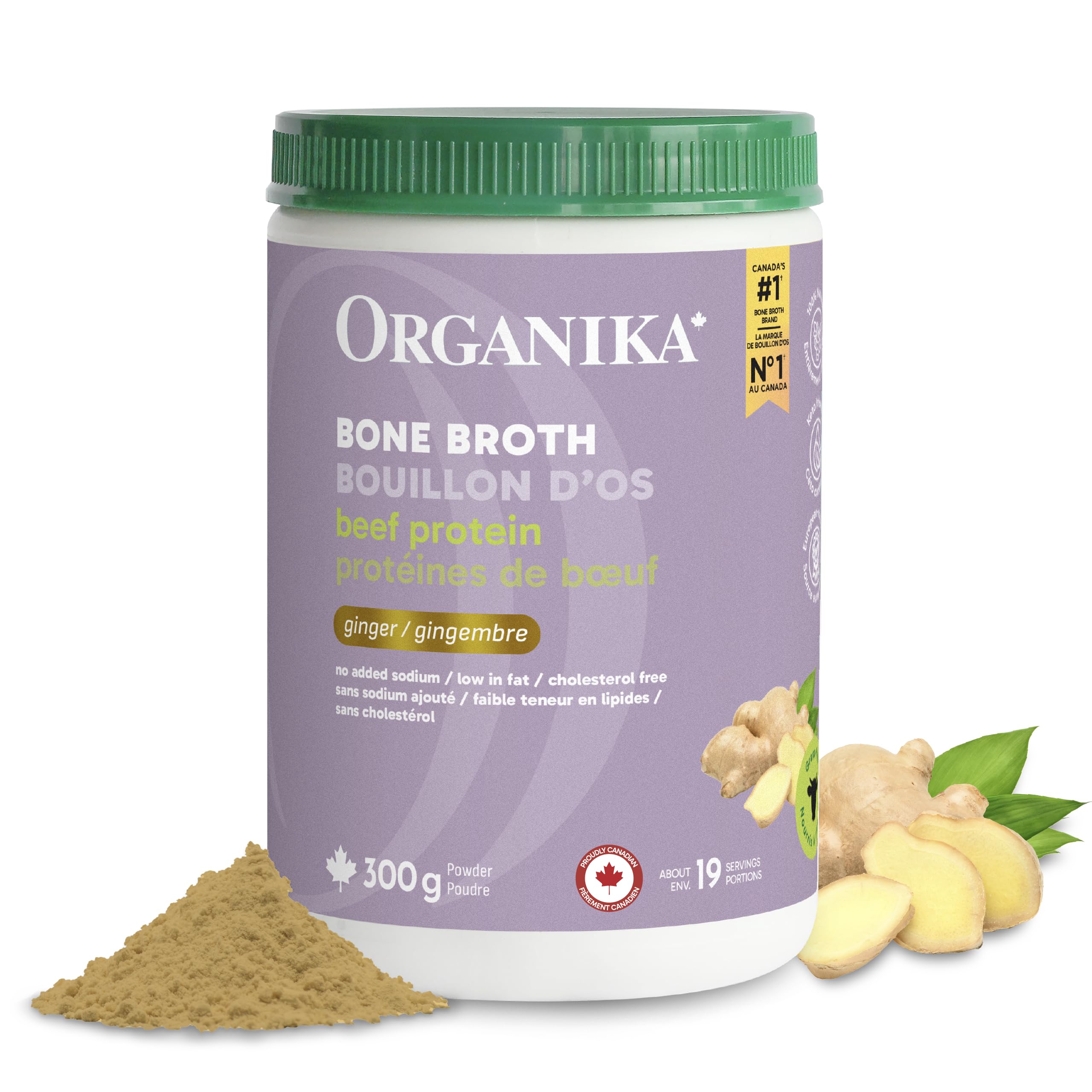 ORGANIKA BONE BROTH BEEF PROT POWD 300G