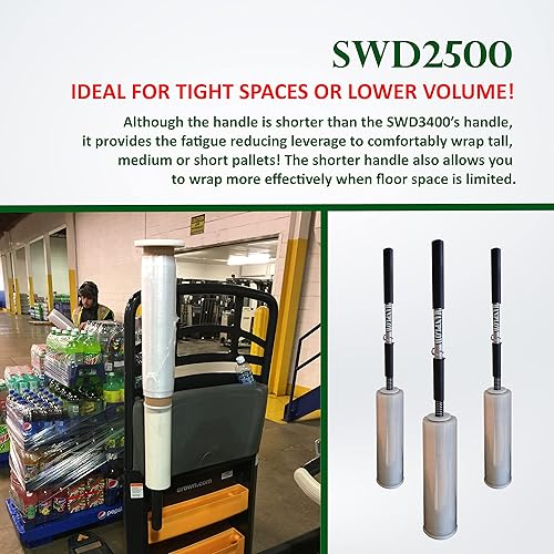 Miniatura 3 de MANPLOW Dispensador de envoltura elástica de mango corto (1)